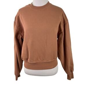 SKIMS Brown Sweatshirt